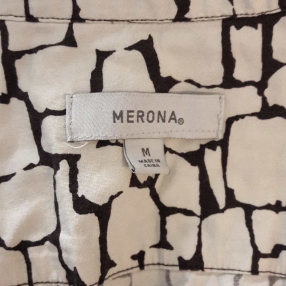 MERONA Button-Down Shirt-Style Dress, M - Picture 2 of 8